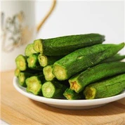 Sprøde Okra-chips