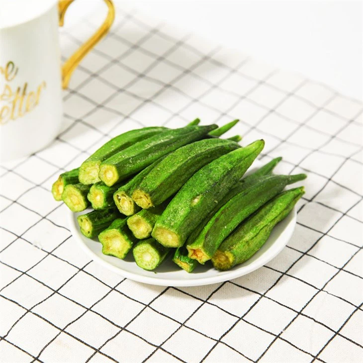 Crunchy Okra Chips