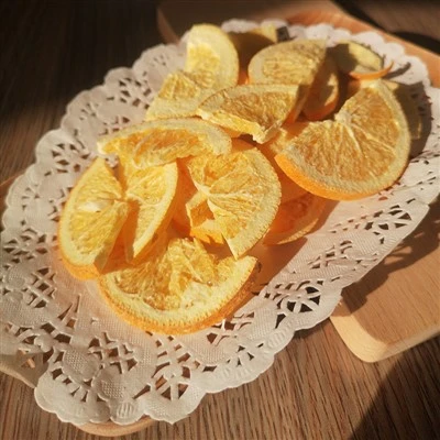 Frys tørrede appelsiner